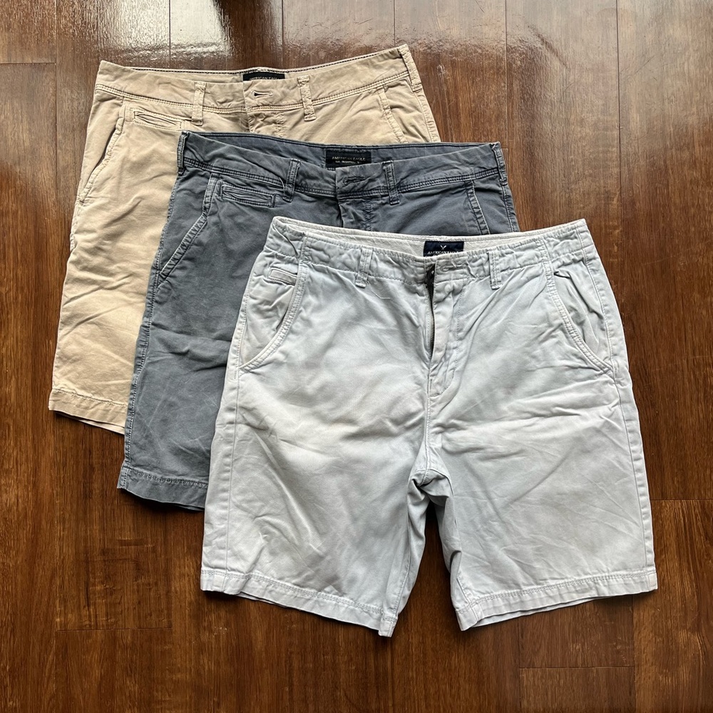 American Eagle Khaki Shorts